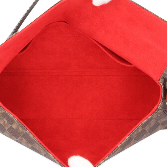 LOUIS VUITTON Authentic Brown Damier Canvas Shoulder Bag - Picture 6 of 8